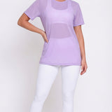 Blusão Tule Lavanda