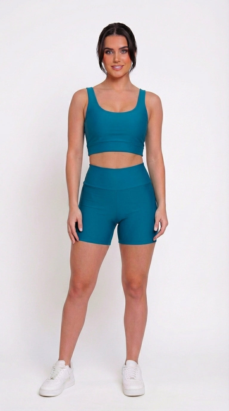 Conjunto Short + Top - Verde Jade