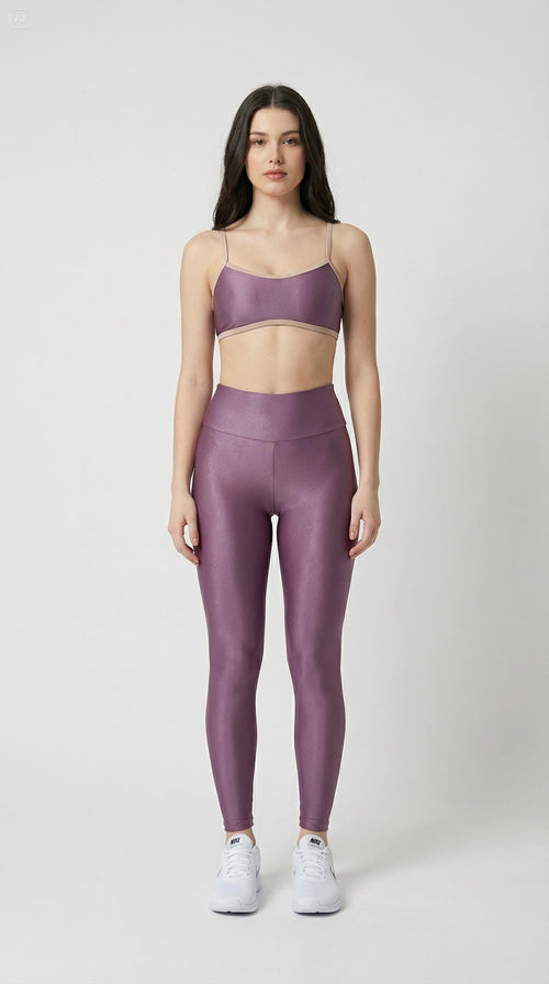 Conjunto Canelado de compressão Uva