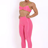 Conjunto Canelado de Compressão ALICE Rosa Pink