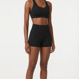 Conjunto Poliamida Short + Top Preto