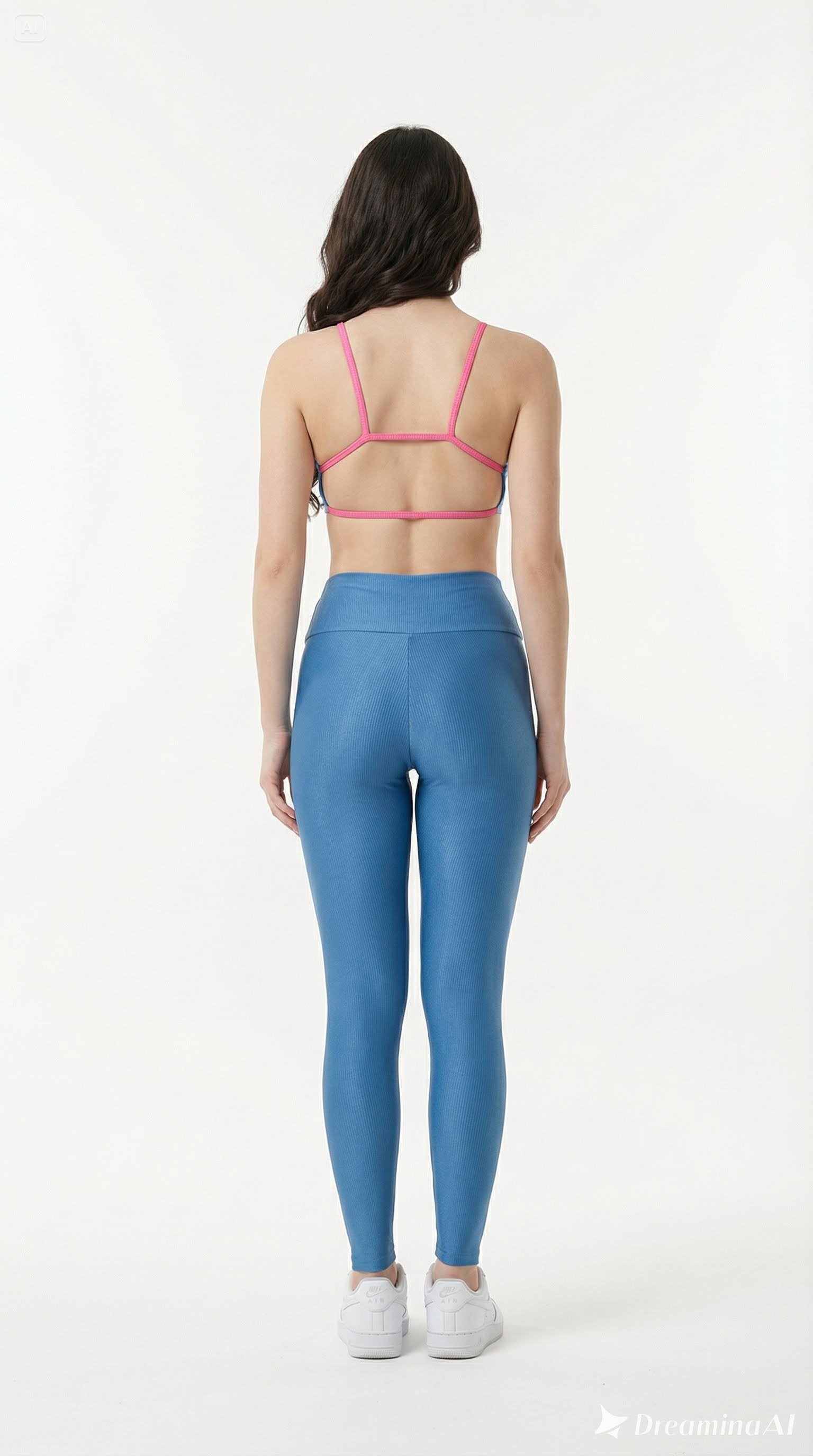 Conjunto Canelado de Compressão Azul