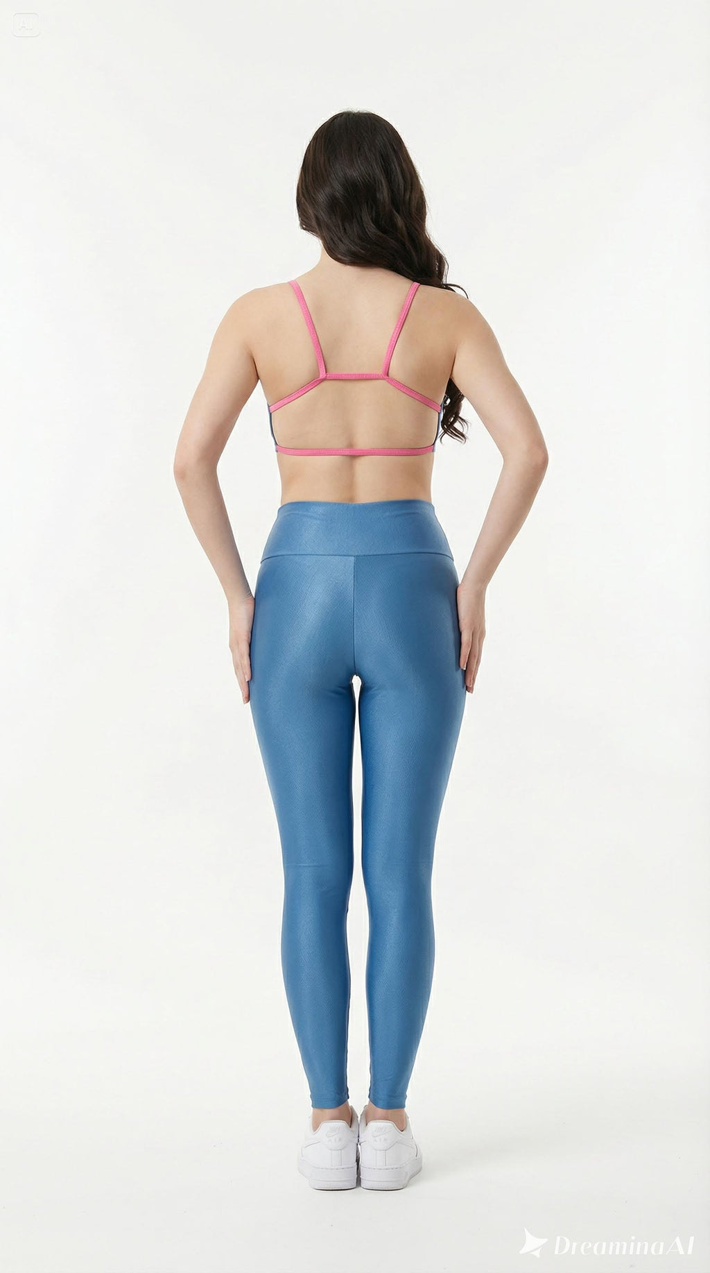 Conjunto Canelado de Compressão Azul